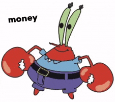 Spongebob Squarepants Money GIF