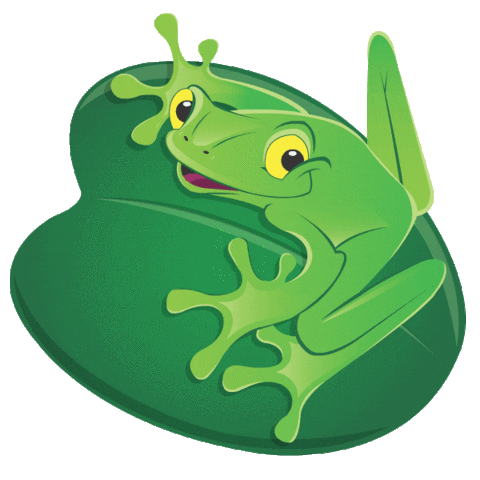 Tree Frog Sticker by Sunshine Coast Council