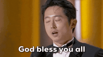 Steven Yeun Thank You GIF by Golden Globes