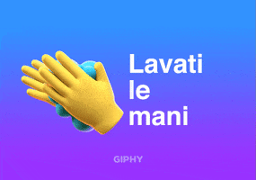 Lavati Le Mani GIF by GIPHY Cares