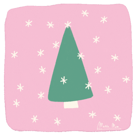 Christmas Tree Pink GIF