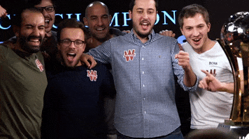 Celebration Winner GIF by partypokerLIVE