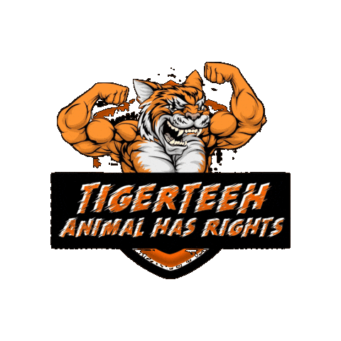 Animal Has Rights Sticker by Tigerteeh