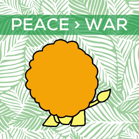War Peace GIF by Digital Pratik