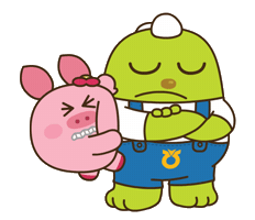 Dinosaur No Sticker by NONGHYUP BANK