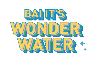 Bai. It's WonderWater. Sticker