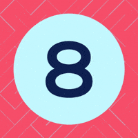 Number Eight GIF by Beach Boss Influencers