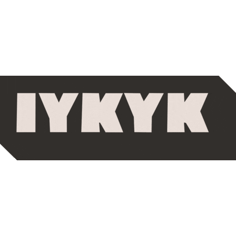 Iykyk Sticker
