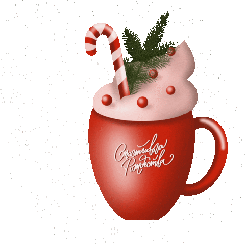 Coffee Winter Sticker