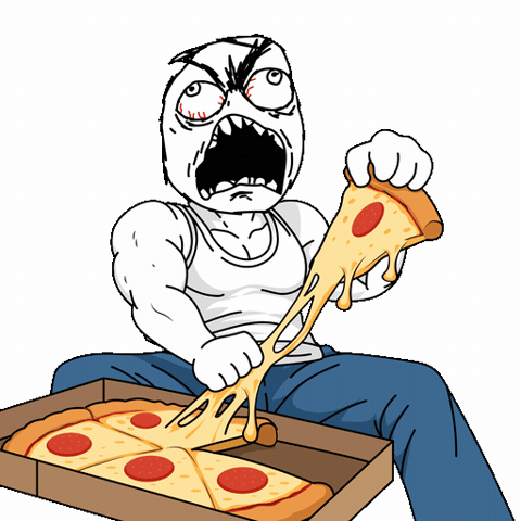 Hungry Pizza GIF by Rageguy