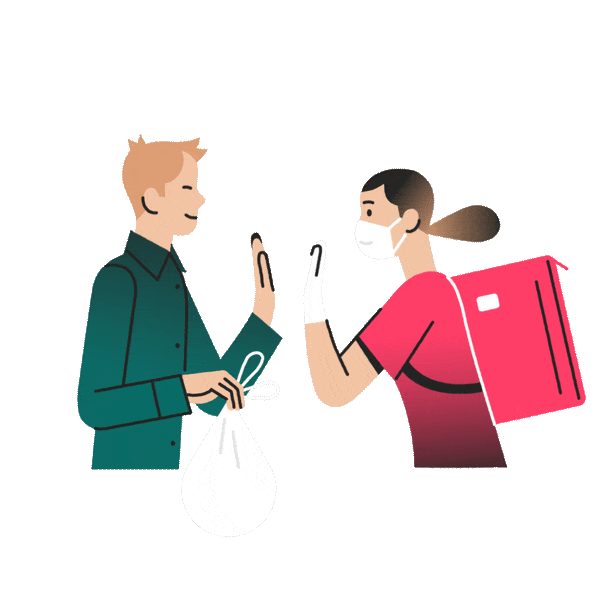 Food Delivery Sticker by samokat