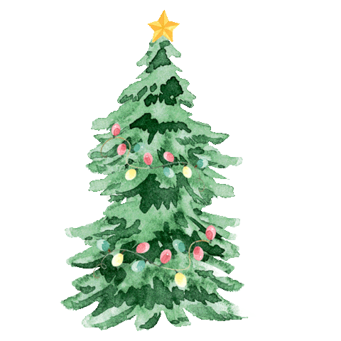 Christmas Tree Sticker by P13PaperProducts