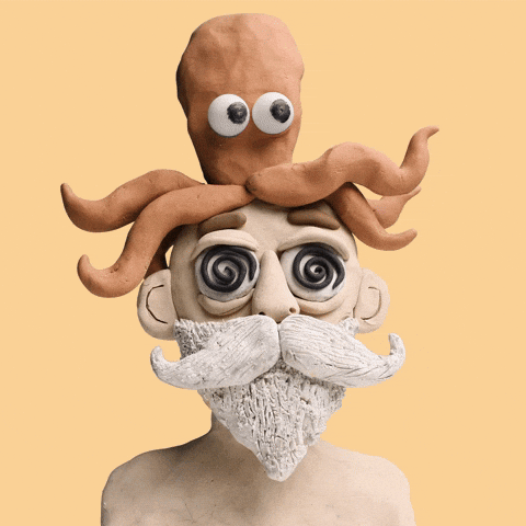 Beard Wizard GIF by Clay Nation