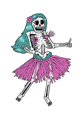 Halloween Skull Sticker by wolfmask
