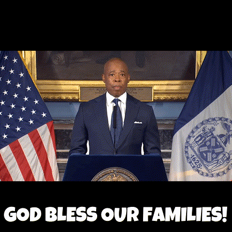 Bless New York GIF by Eric Adams
