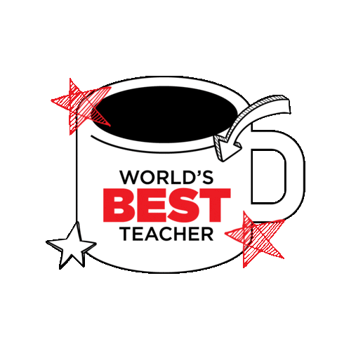 Worlds Best Teacher Sticker by H-E-B