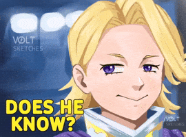 Does He Know My Hero Academia GIF