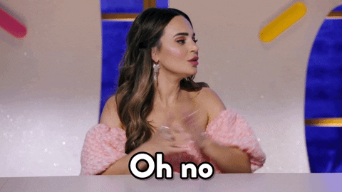 Oh No Reaction GIF by Rosanna Pansino - Find & Share on GIPHY