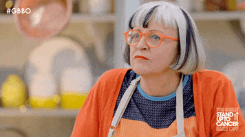Fed Up Reaction GIF by The Great British Bake Off