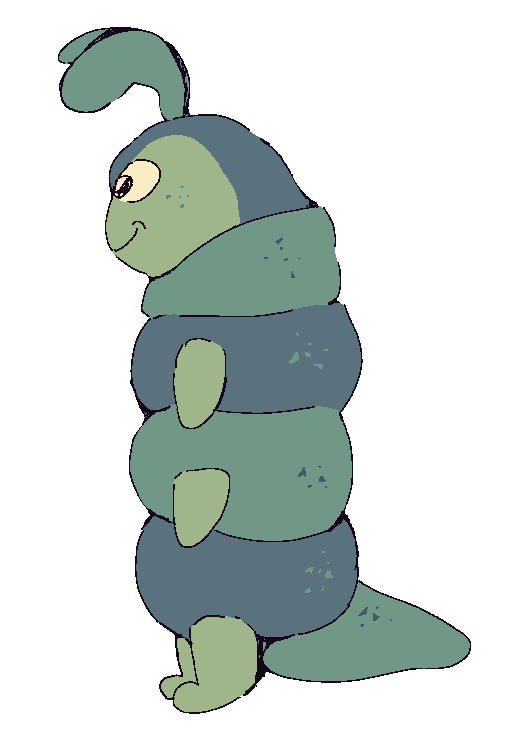 Worm Bookworm Sticker