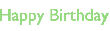Happy Birthday Sticker