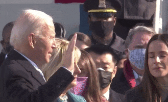Swearing In Joe Biden GIF by CBS News