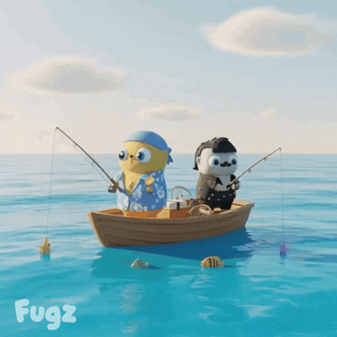 Relaxing Gone Fishing GIF by Fugz Official