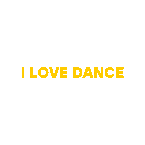Happy Dance Sticker by I LOVE DANCE