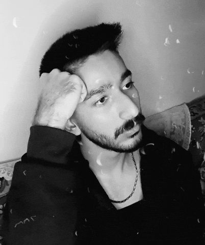 Sad Black And White GIF