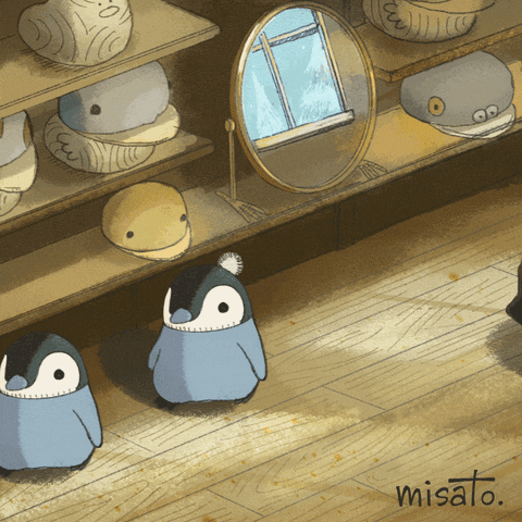 Loop Penguin GIF by misato.