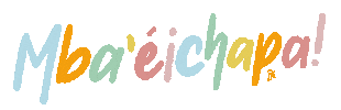 Lettering Paraguay Sticker