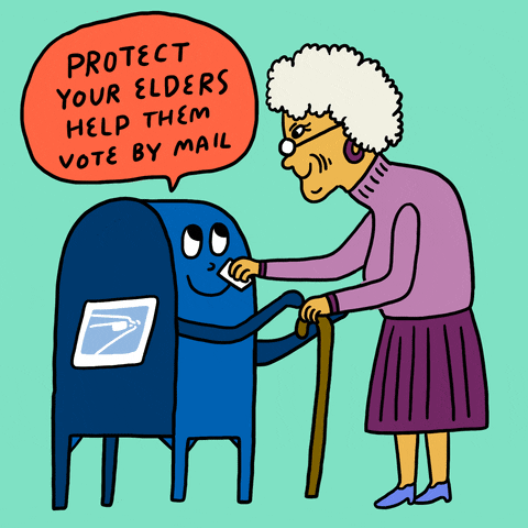 Vote Early Postal Service GIF by #GoVote