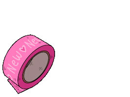 Heart Pink Sticker by Jhessica Murray (Jay Jay Draws)