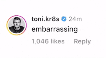 Toni Kroos Embarras GIF