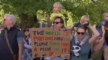 news protest climate change global climate strike climate protest GIF