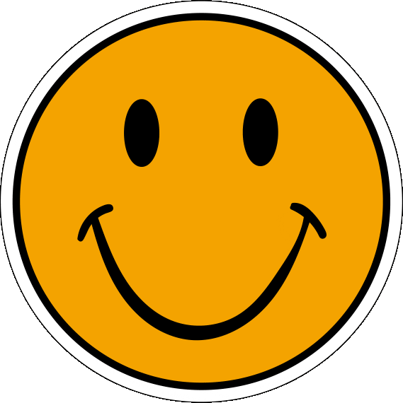 Happy Sticker