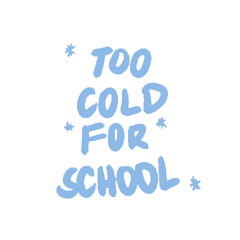 School Winter Sticker