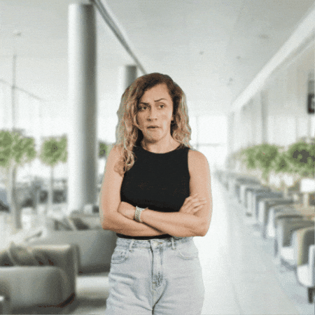Snob Eye Roll GIF