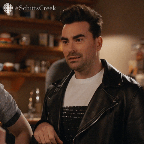 What Are You Saying Schitts Creek GIF by CBC