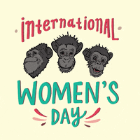 International Womens Day GIF by Save the Chimps