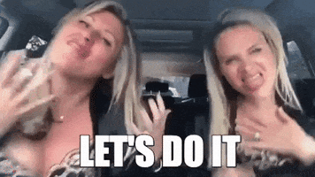 Lets Do This Yes GIF by Cat & Nat