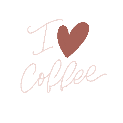 Coffee Hello Sticker