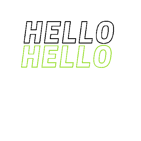 Hello Sticker