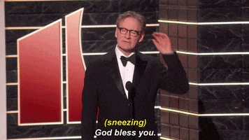 Kevin Kline Sneeze GIF by The Kennedy Center