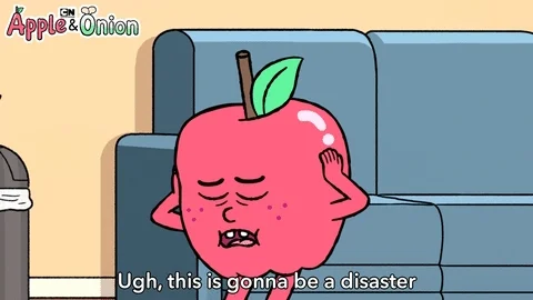 Apple And Onion Party Popper GIF by Cartoon Network