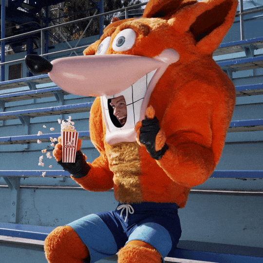 Hype Mascot GIF by Crash Bandicoot