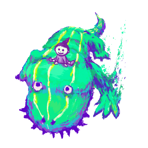 Monster Sticker by DigiCon6 ASIA