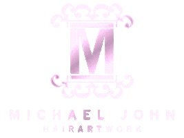 Logo Highlights Sticker by Michael John Hair Artwork