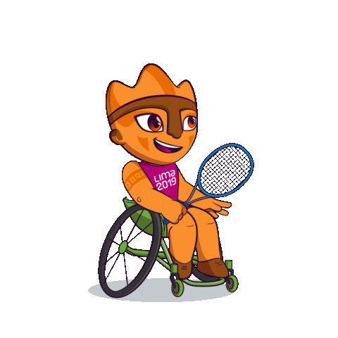 Wheelchair Tennis Sticker by Lima2019