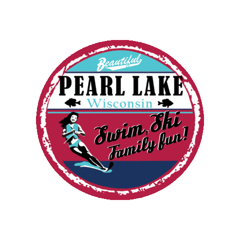 Pearl Lake Wisconsin Sticker